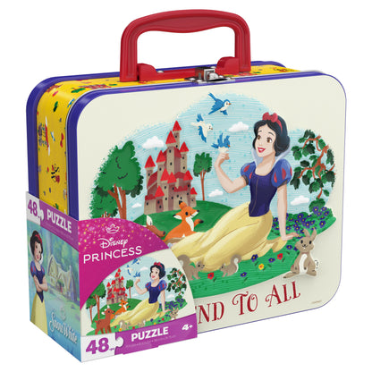 Disney Princess Snow White 48-Piece Jigsaw Puzzle in Tin Lunch Box