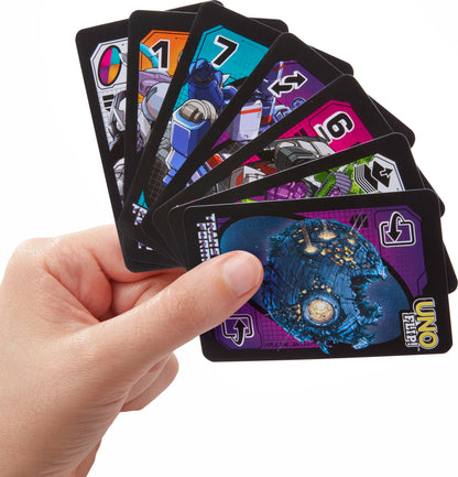 Mattel Games UNO Flip Transformers Card Game