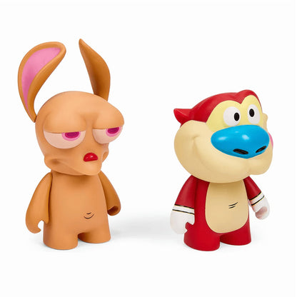 Kidrobot Ren & Stimpy 3" Vinyl Figure 2-Pack