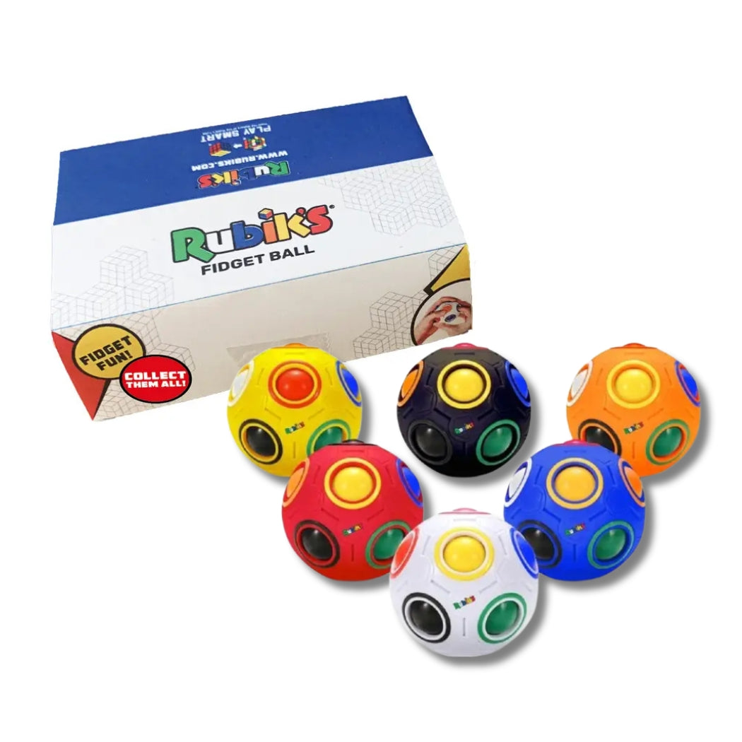 Rubik's Cube Rainbow Ball Fidget Toy, 1 random color