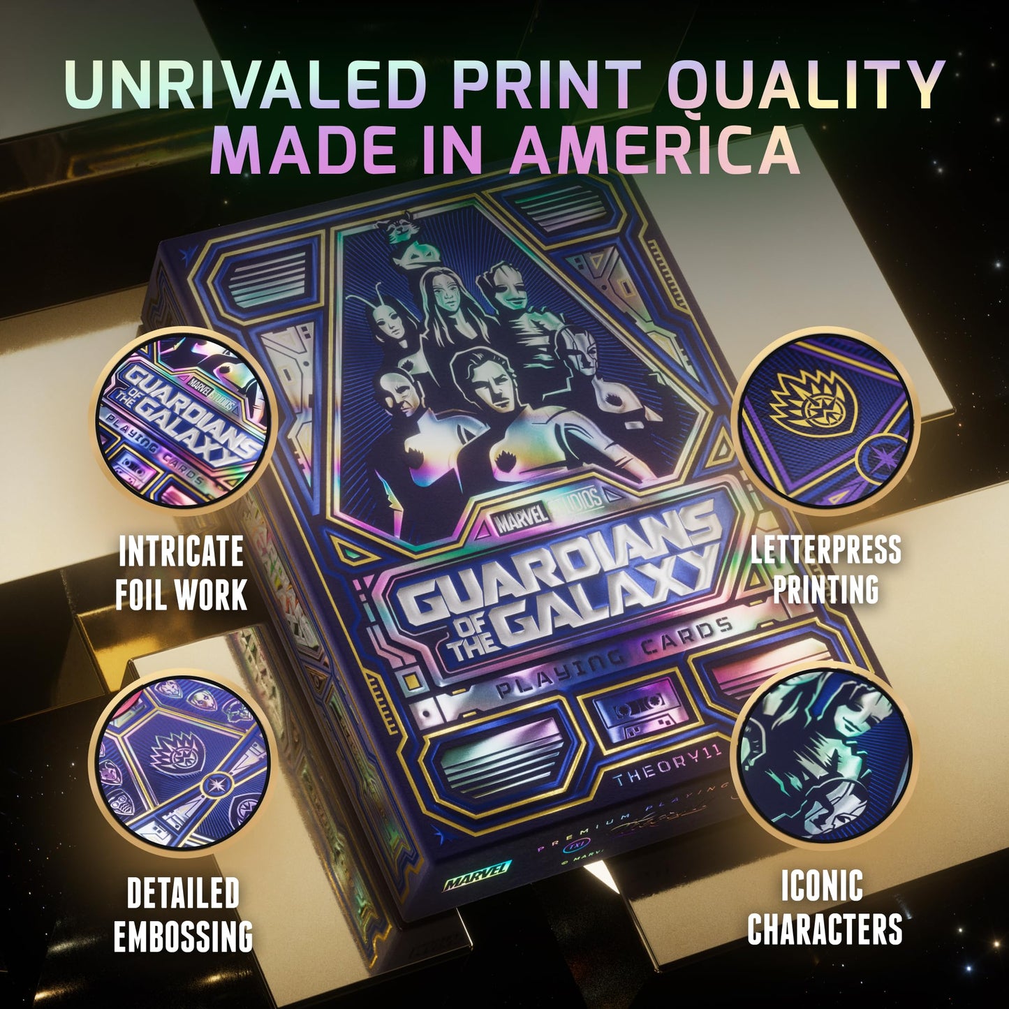 theory11 Guardians of The Galaxy Premium Playing Cards