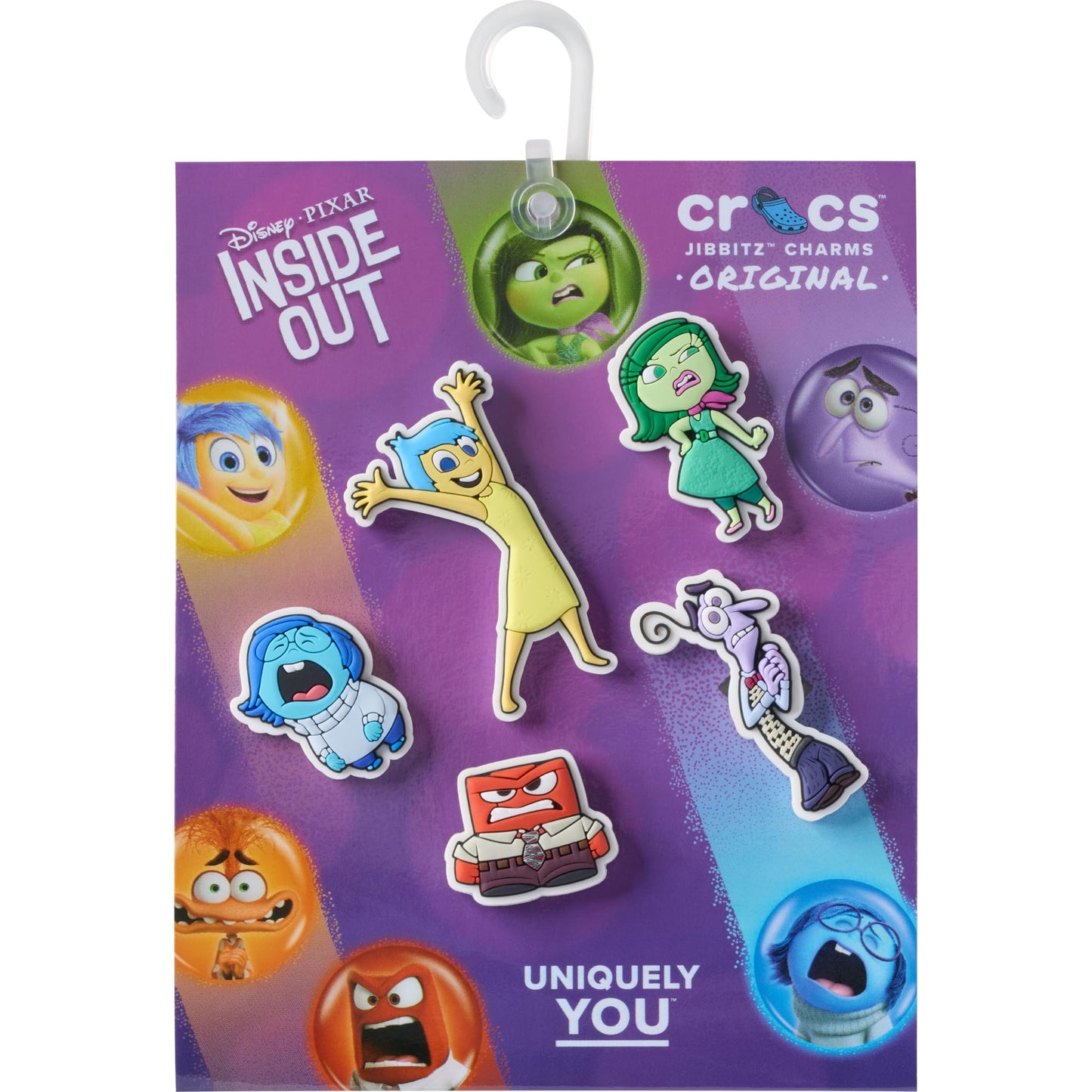Crocs Jibbitz 5-Pack Disney Inside Out Shoe Charms | Jibbitz for Crocs