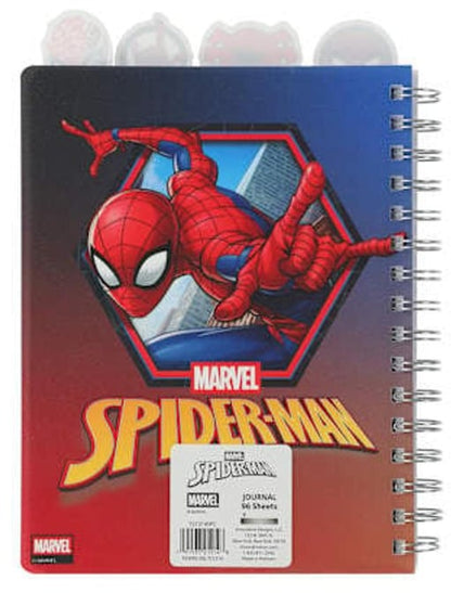 Marvel Spiderman "Movie " Spiral 96-Sheet Notebook Tab Journal