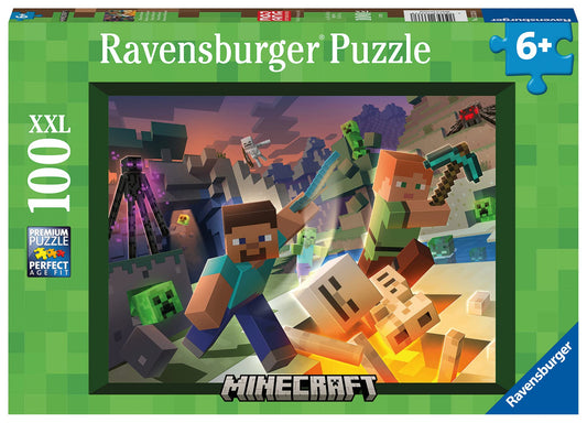 Ravensburger Monster Minecraft 100 Piece Puzzle