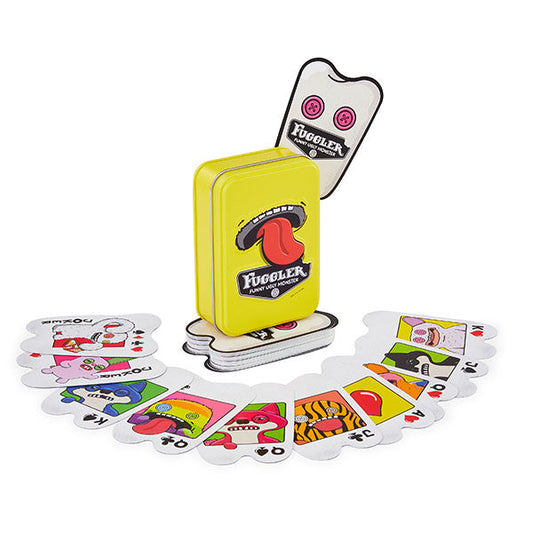 Fuggler Tooth-Shaped Playing Card Deck In Collectible Tin