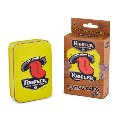 Fuggler Tooth-Shaped Playing Card Deck In Collectible Tin