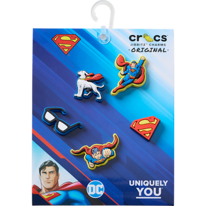 Crocs Jibbitz 5-Pack Superman Shoe Charms | Jibbitz for Crocs