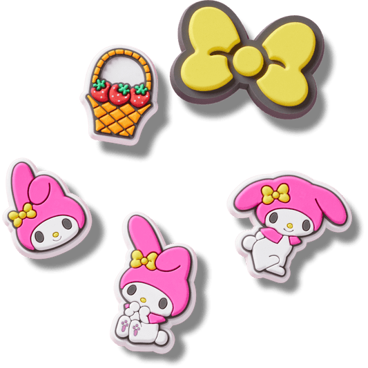 Crocs Jibbitz 5-Pack Hello Kitty My Melody Shoe Charms | Jibbitz for Crocs