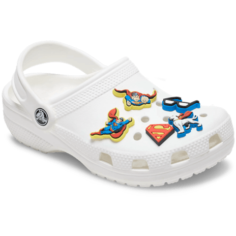 Crocs Jibbitz 5-Pack Superman Shoe Charms | Jibbitz for Crocs
