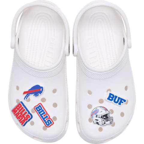 Crocs Jibbitz NFL Buffalo Bills 5-Pack Shoe Charms | Jibbitz for Crocs