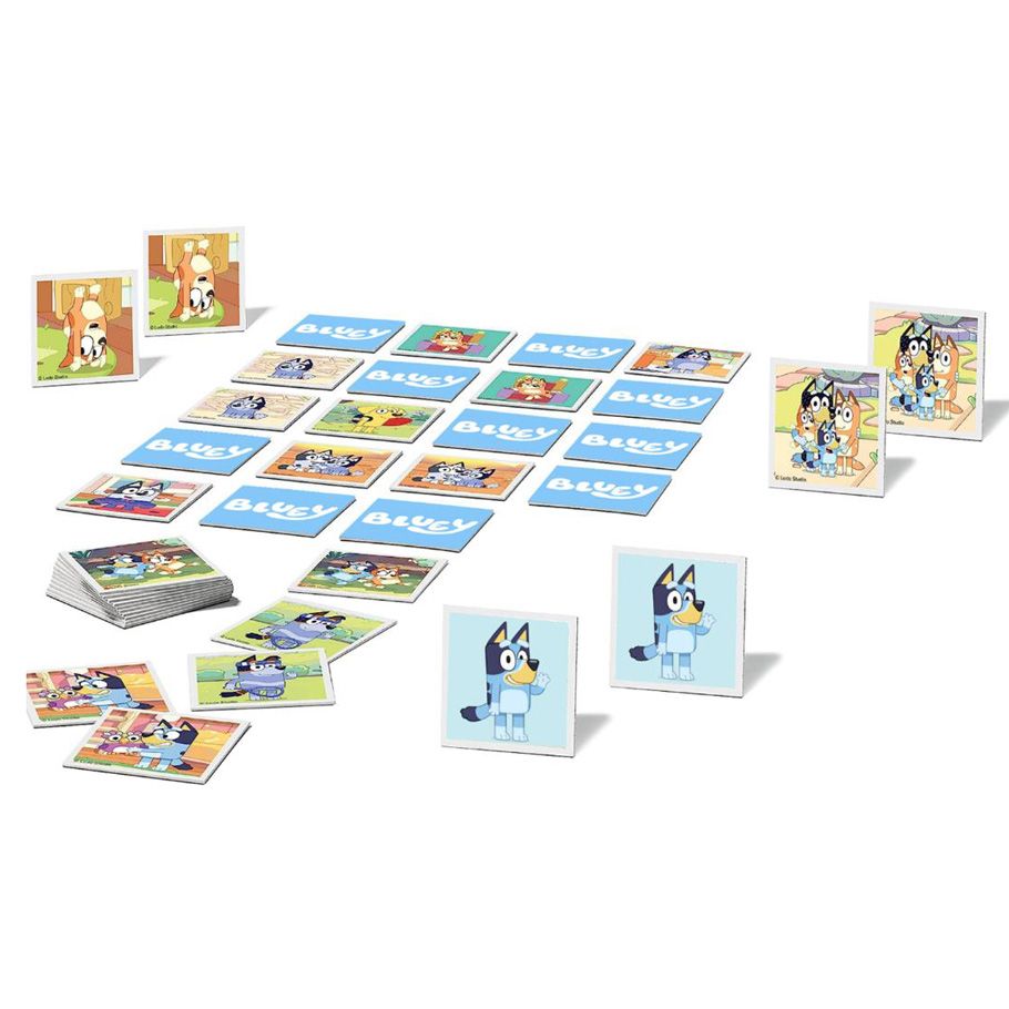 Moose Games Bluey My Memory Matching Game - 72 Memory Cards