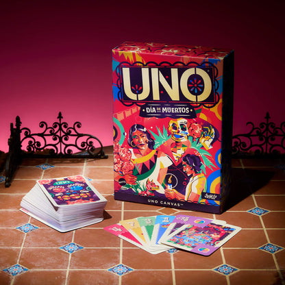 Mattel Games UNO Canvas Día de Muertos Card Game