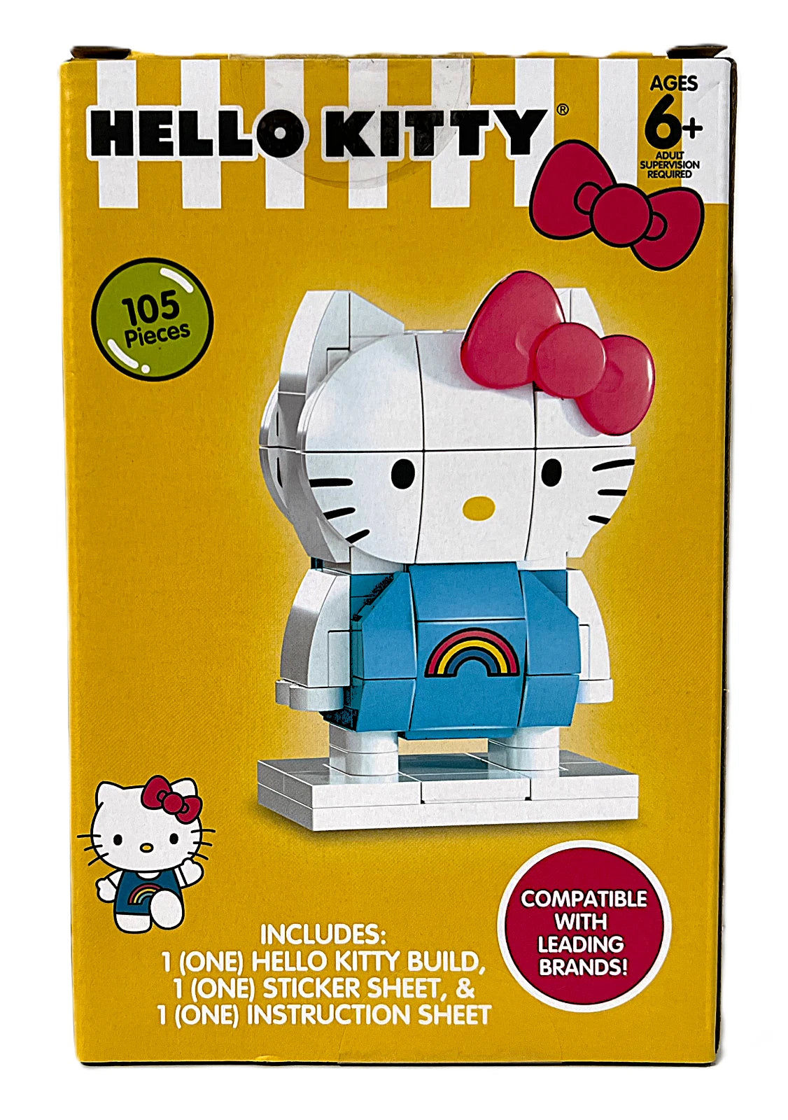 Sanrio Hello Kitty Block Figure Build Kit - 105 Pieces
