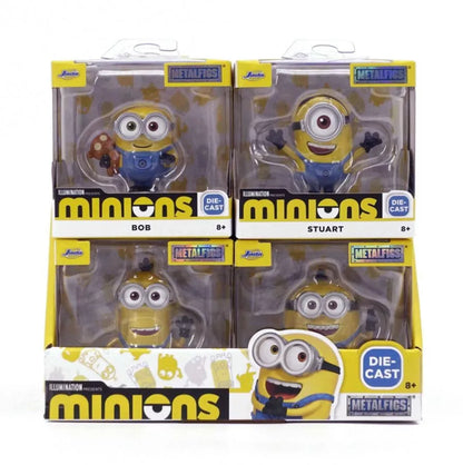 Metalfigs Diecast Minions 4-pack Collectible Figures 2.5-inch