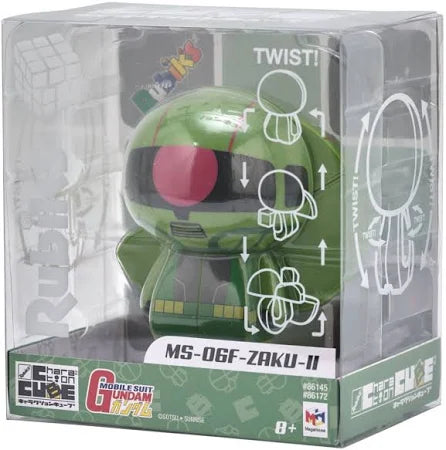 Bandai America - Rubik's Charaction Cube Puzzle MS Gundam, MS-06 Zaku-II