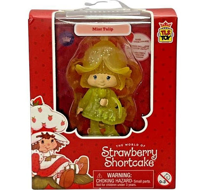 The World of Strawberry Shortcake Mint Tulip 2.5-inch Transparent RARE CHASE Figure