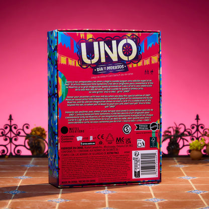 Mattel Games UNO Canvas Día de Muertos Card Game
