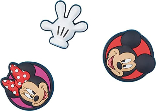 Crocs Jibbitz 3-Pack Disney Icons Mickey Mouse Shoe Charms | Jibbitz for Crocs