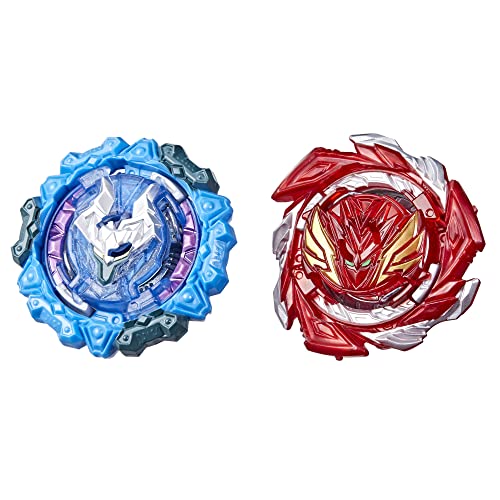 BEYBLADE Burst QuadDrive Salvage Valtryek Rashad V7 and Gilded Nemesis N7 Spinning Top Dual Pack