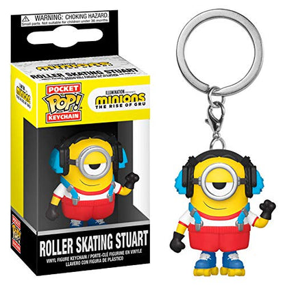 Funko Pop! Keychain: Minions: The Rise of Gru - Roller Skating Stuart