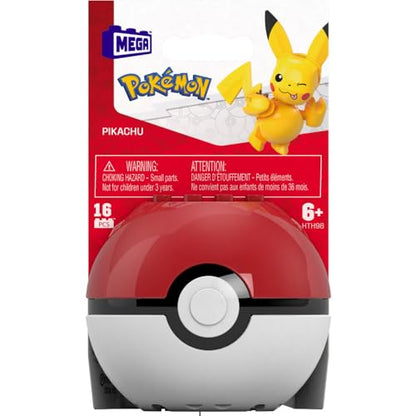 MEGA Pokemon Construction Toy Pokemon Evergreen Pikachu Ball