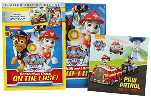 Paw Patrol Marshall and Chase On the Case! 8 episode DVD and storybook