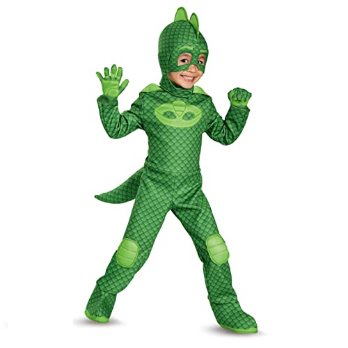 Gekko Deluxe Toddler PJ Masks Costume, Small/2T