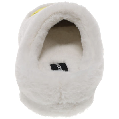 Joe Boxer Mr. Winky Women's Plush Slipper, Ivory, Women's 7-8