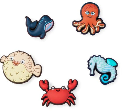 Crocs 5-Pack Animal Sea Friends Shoe Charms | Jibbitz for Crocs