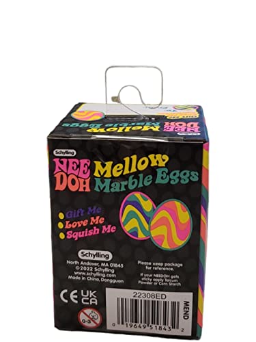 NeeDoh Mellow Marble Eggs Stress Ball