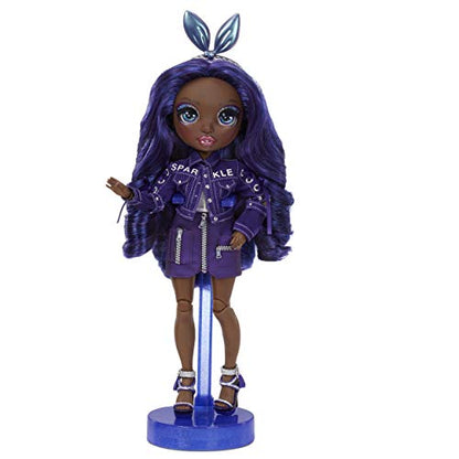 Rainbow High Krystal Bailey – Indigo (Dark Purple) Fashion Doll with 2 Outfits