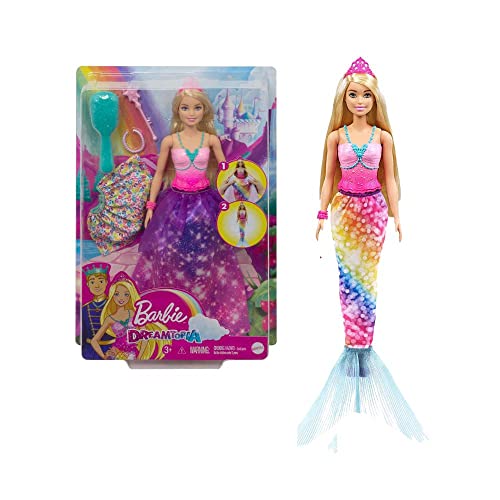 Barbie Dreamtopia Transform Doll with Fashions and Accessories