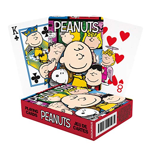 AQUARIUS Peanuts Playing Cards - Peanuts Cast Deck of Cards