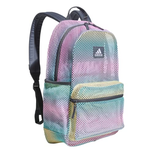 adidas Hermosa II Mesh Backpack, Gradient Flash Aqua/Onix Grey