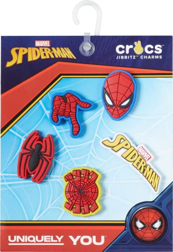 Crocs Jibbitz 5-Pack Disney Spider Man Shoe Charms | Jibbitz for Crocs