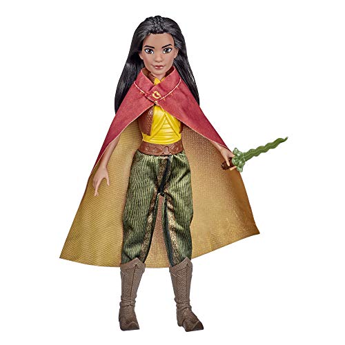 Disney Raya Fashion Doll with Clothes, Shoes, and Sword, Inspired by Disney's Raya and The Last Dragon Movie, Toy for Kids 3 Years and Up