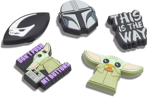 Crocs Jibbitz 5 Pack Star Wars Mandalorian Shoe Charms | Jibbitz for Crocs