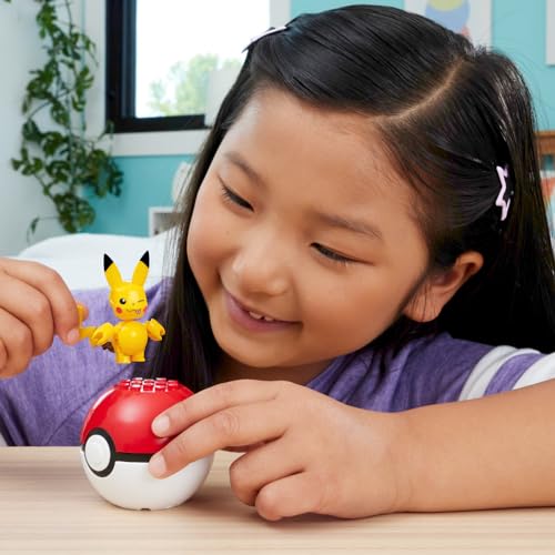 MEGA Pokemon Construction Toy Pokemon Evergreen Pikachu Ball