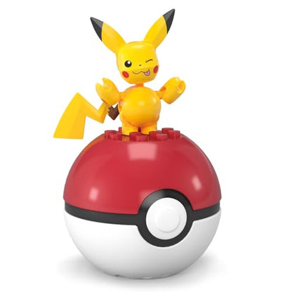 MEGA Pokemon Construction Toy Pokemon Evergreen Pikachu Ball