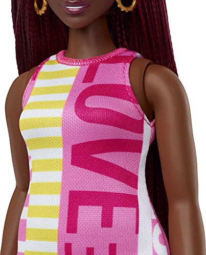 Barbie Fashionistas Doll #186, Curvy, Crimson Braids