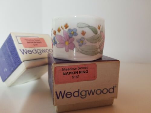 Wedgwood Meadow Sweet_ Vintage Napkin Rings England _ Set of 2