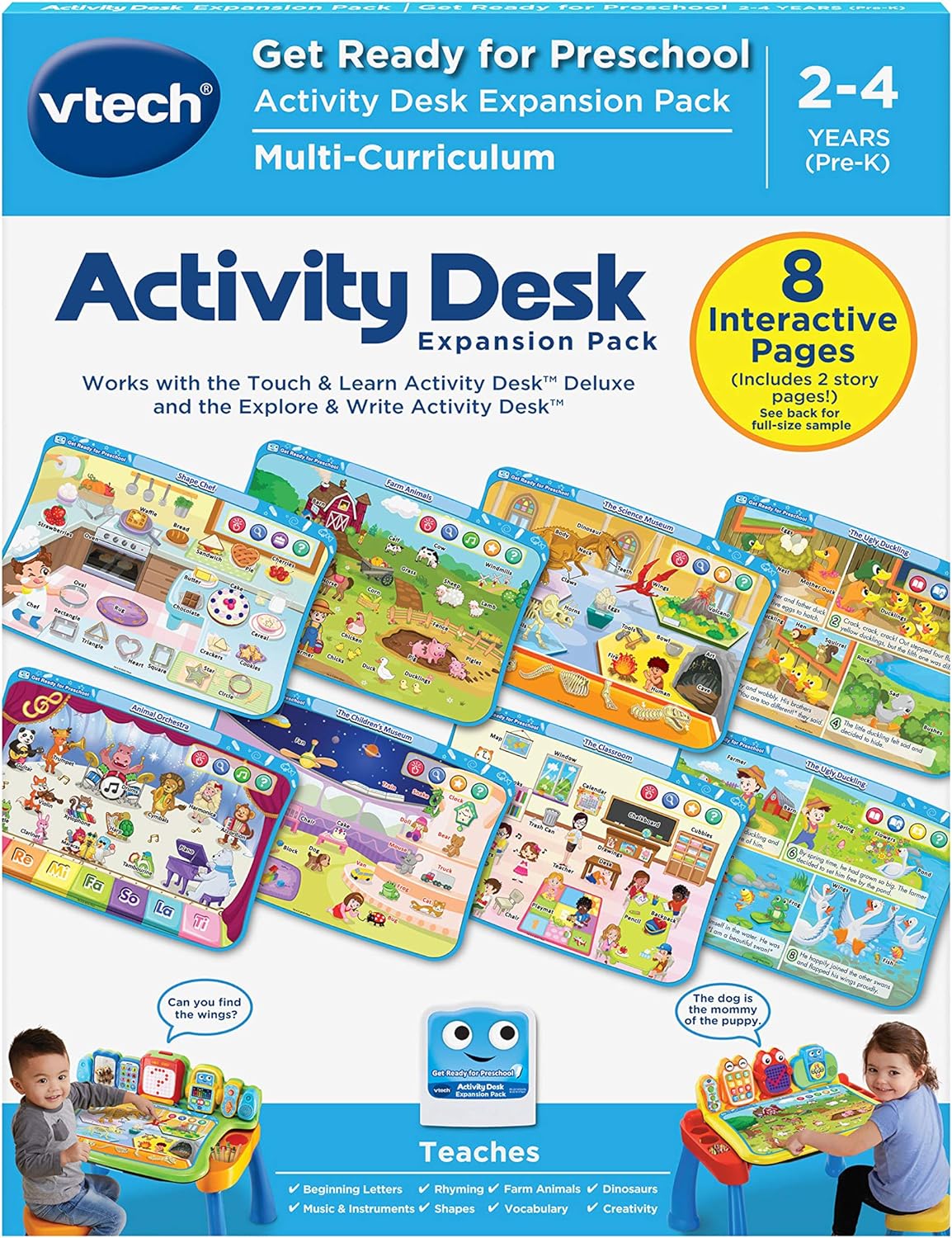 VTech Touch and Learn - Get Ready for Preschool  Activity Desk Deluxe Expansion Pack