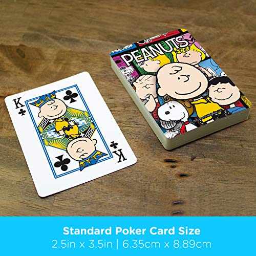 AQUARIUS Peanuts Playing Cards - Peanuts Cast Deck of Cards