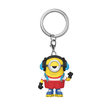 Funko Pop! Keychain: Minions: The Rise of Gru - Roller Skating Stuart