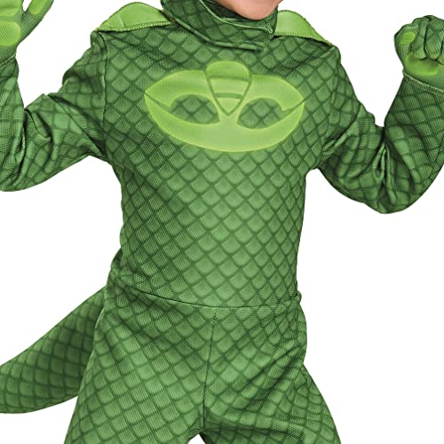 Gekko Deluxe Toddler PJ Masks Costume, Small/2T