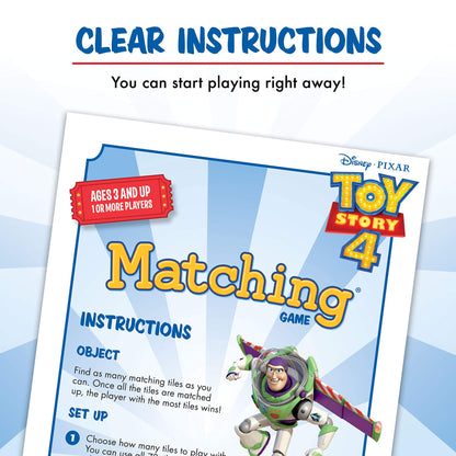 Toy Story 4 Memory Matching Game - 72 Memory Cards