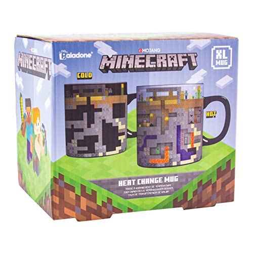 Paladone Minecraft XL Heat Change Travel Mug