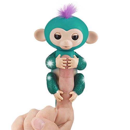 Fingerlings Interactive Glitter Monkey - Quincy - By WowWee