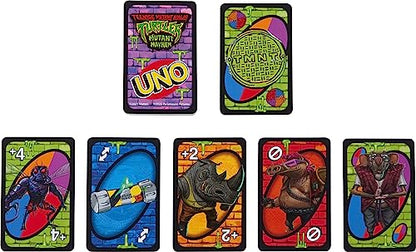 Mattel Games UNO Teenage Mutant Ninja Turtles Mutant Mayhem Card Game
