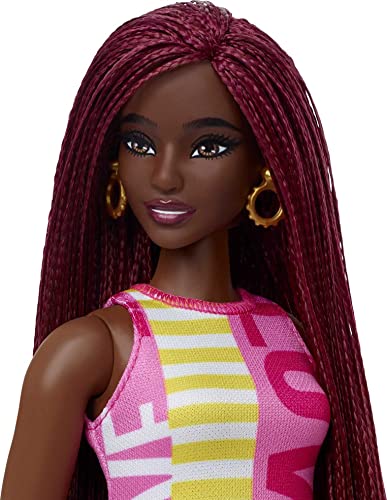 Barbie Fashionistas Doll #186, Curvy, Crimson Braids